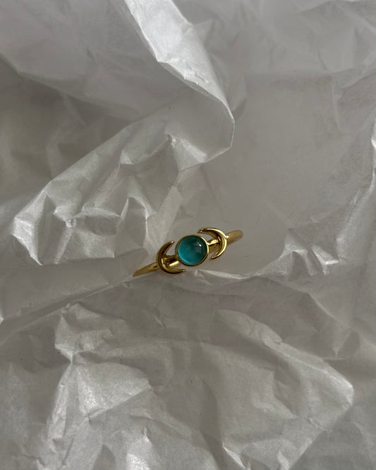 Double Moon Ring